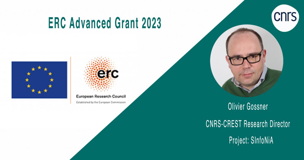 Olivier Gossner, recipient of the 2023 ERC Advanced Grant